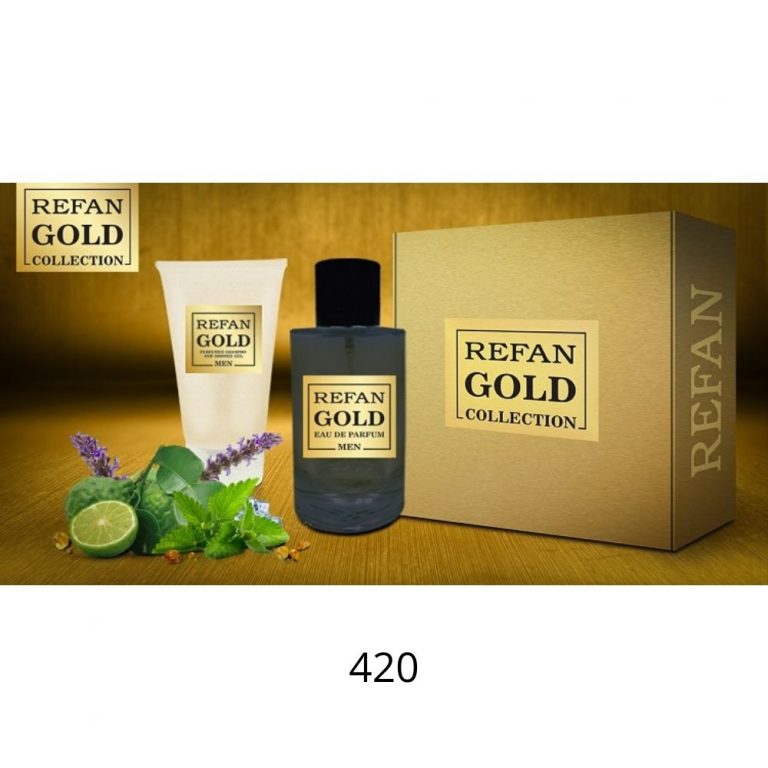 Комплет REFAN GOLD MEN 420 инспириран од SAUVAGE/Dior