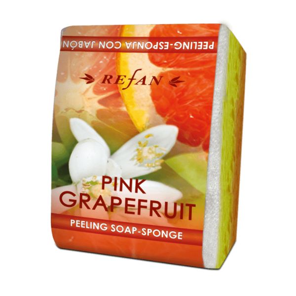 Пилинг сапун-сунѓер Pink Grapefruit