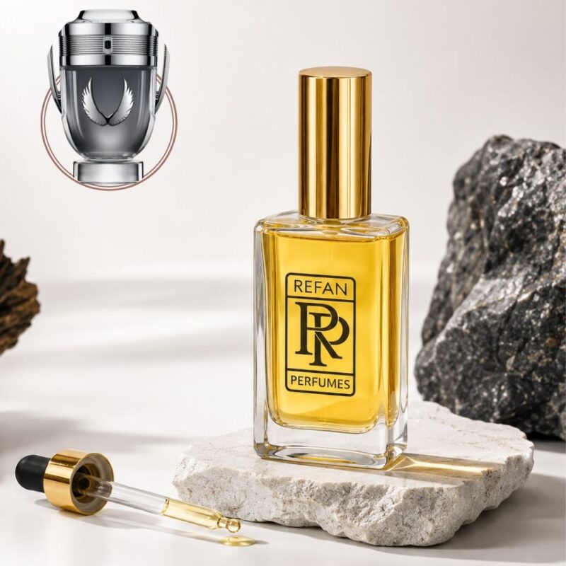 Refan 411 Invictus Platinum машки наливен парфем инспириран од Paco Rabanne