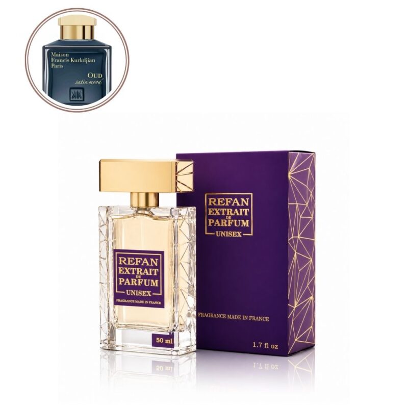 Refan 359 Oud Satin Mood Extrait de Parfum унисекс луксузен нишен парфем со висока концентрација инспириран од Maison Francis Kurkdjian