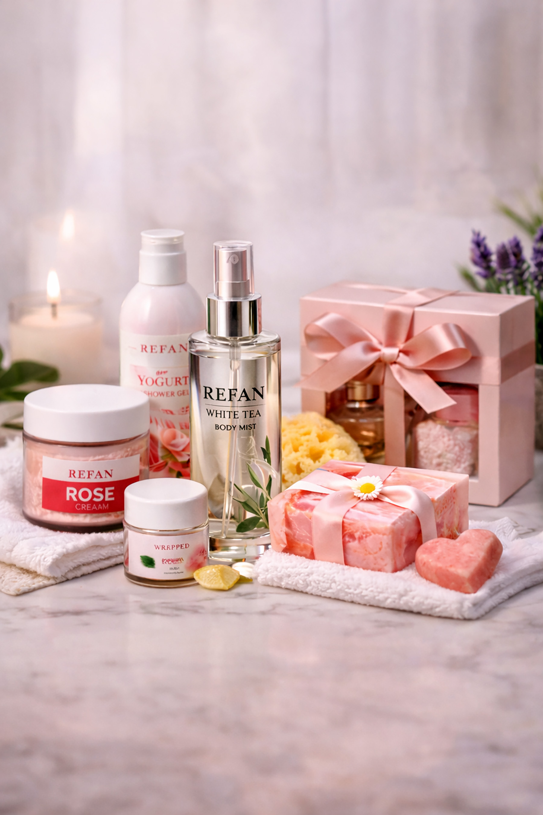 Beauty and cosmetics campaign image
